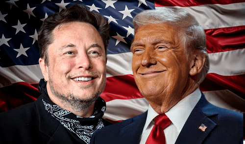 Trump se refirió a Musk como "el hombre más inteligente" que ha conocido en una reciente entrevista con Fox. Foto: composición LR/Ariana Espinoza/AFP Elon Musk