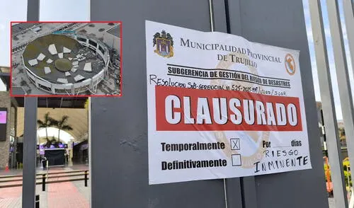 Real Plaza de Trujillo era un "peligro inminente".