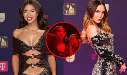 Ángela Aguilar evitó ver la presentación de Belinda en Premios Lo Nuestro. Foto: Composición LR/Instagram/TikTok Ángela Aguilar evitó ver la presentación de Belinda en Premios Lo Nuestro.