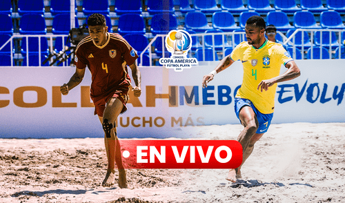 Venezuela vs Brasil chocarán en el segundo día de competencias de la Copa América de Fútbol Playa. Foto: composición LR/la Vinotinto/Conmebol Venezuela vs Brasil chocarán en el segundo día de competencias de la Copa América de Fútbol Playa. Foto: composición LR/la Vinotinto/Conmebol