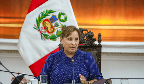 Dina Boluarte tiene dos citaciones pendiente con la Fiscalía. Foto: Presidencia. Dina Boluarte