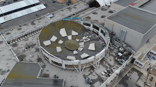 Tragedia en Real Plaza Trujillo: bomberos continúan realizando labores de búsqueda y rescate.Foto: Gredy Correa/La República