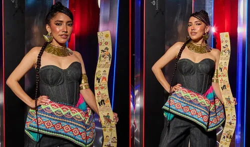 El increíble atuendo de Renata Flores en la alfombra roja de Viña del Mar 2025