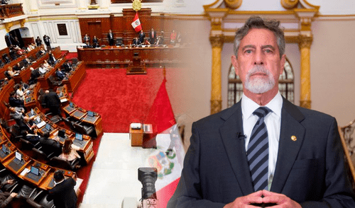 Congreso busca inhabilitar a Francisco Sagasti por 10 años. Foto: composición LR francisco sagasti, congreso