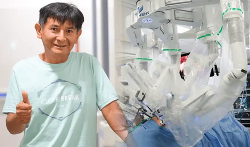 Robot opera a peruano con cáncer de estómago durante 7 horas y le salva la vida