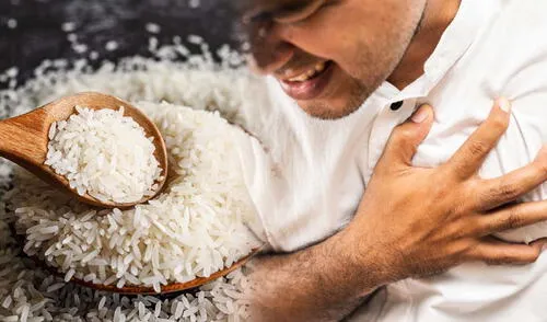 Científicos chinos crean arroz que podría reducir significativamente el riesgo de enfermedades cardiovasculares . Foto: composición LR/Shutterstock/Vecteezy Científicos chinos crean arroz que podría reducir significativamente el riesgo de enfermedades cardiovasculares