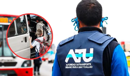 La ATU irecomienda contratar un vehículo escolar recomendado. LR/Difusión atu