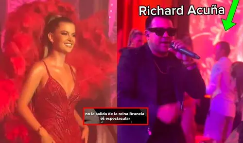 Brunella Horna y Richard Acuña generan controversia en redes. Foto: Composición LR/Captura/TikTok Brunella Horna y Richard Acuña generan controversia en redes