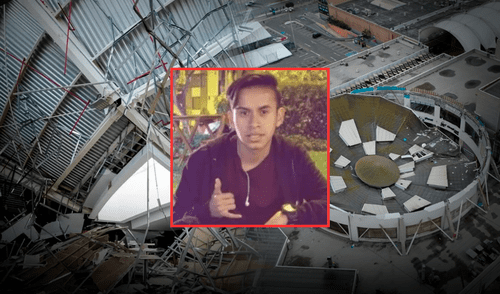 Joven estaba junto a su enamorada cuando el techo del patio de comida cayó sobre decenas de personas. Foto: Difusión Tragedia en Trujilloi