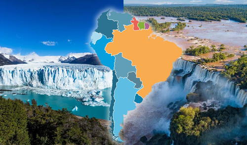 Argentina, Brasil y Colombia fueron reconocidos entre los países más hermosos del mundo por Condé Nast Traveler. Foto: composición LR Los países más hermosos del mundo