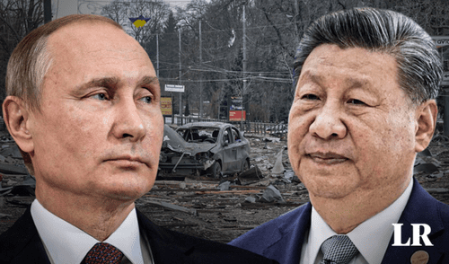 Xi Jinping ratifica compromiso con alianza "sin límites" junto a Rusia en tercer aniversario de invasión a Ucrania. Foto: composición LR Xi Jinping ratifica compromiso con alianza "sin límites" junto a Rusia en tercer aniversario de invasión a Ucrania.