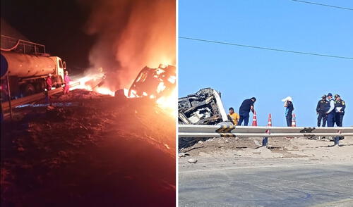 El cuerpo fue trasladado a la morgue para su identificación. Foto: La República Conductor aún no ha sido identificado