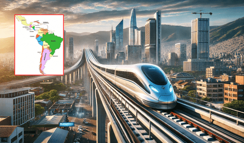El megaproyecto ferroviario de 650 millones de dólares en Bogotá, Colombia, es el RegioTram de Occidente. Foto: composición LR/chatgpt El megaproyecto ferroviario de 650 millones de dólares en Bogotá, Colombia, es el RegioTram de Occidente. Foto: composición LR/chatgpt