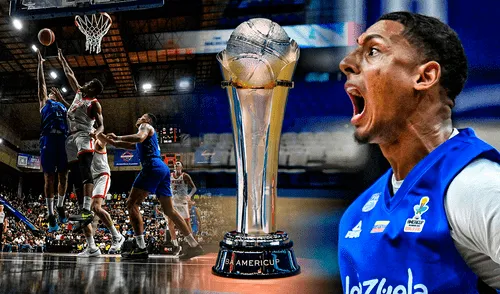 Venezuela clasificó al Americup tras alcanzar el segundo lugar de su grupo. Foto: composición LR/AFP/Polideportivo Alexis Argüello Venezuela clasificó al Americup tras alcanzar el segundo lugar de su grupo. Foto: composición LR/AFP/Polideportivo Alexis Argüello