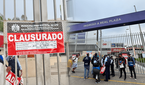 De no cumplir con las observaciones dentro del tiempo establecido, se determinará su clausura definitiva. Foto: La República Cierran centro comercial