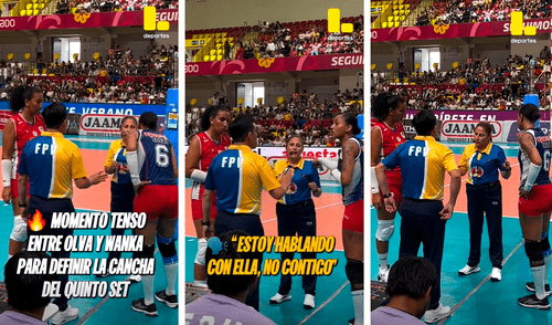 Jessenia Uceda aclaró su polémica con árbitro en la LPV. Foto: composición LR/captura de Latina Deportes Jessenia Uceda protagonizó tenso cruce con árbitro durante el Deportivo Wanka vs Olva Latino