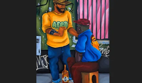 "Por las esquinas del barrio".