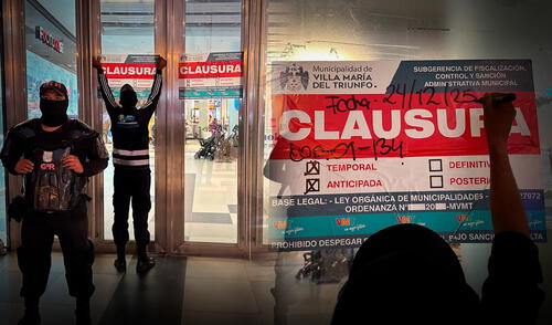 Centro comercial se mantenía abierto pese a mal estado de conservación. Foto: Composición LR