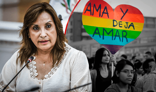 Dina Boluarte contra la población LGBTIQ+. Foto: composición LR dina boluarte y la ideología de género