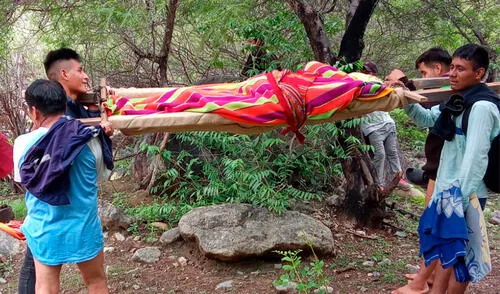 Cuadrilla de traslado enfrentó diversos obstáculos. Créditos: difusión. Cuadrilla de traslado enfrentó diversos obstáculos. Créditos: difusión.
