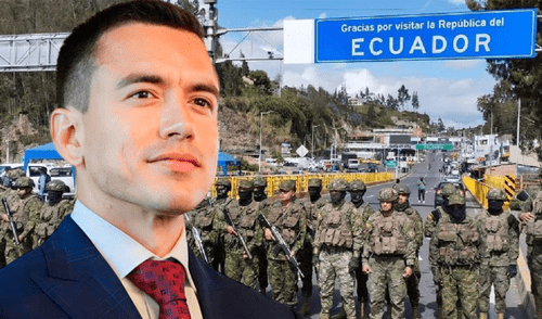 El Gobierno de Ecuador intensificó las operaciones militares en las calles para combatir la creciente ola de violencia causada por organizaciones narco. Foto: Composición LR.