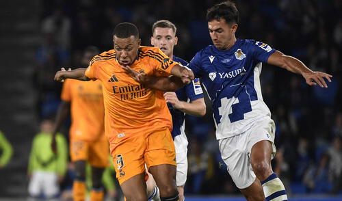 En su último enfrentamiento, Real Madrid venció a Real Sociedad por 2 a 0 en el Reale Arena. Foto: AFP En su último enfrentamiento, Real Madrid venció a Real Sociedad por 2 a 0 en el Reale Arena.