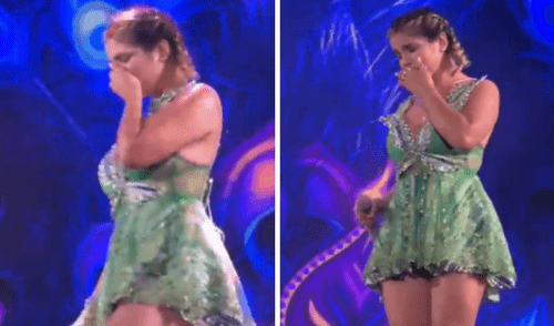 Susana Alvarado sorprendió a sus fans al detenerse unos segundos durante su concierto en Sullana