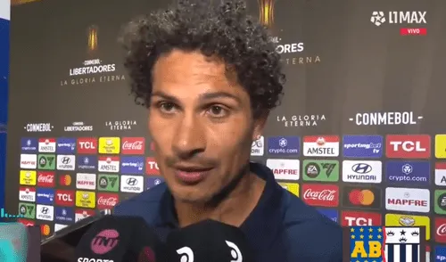 Paolo Guerrero se pronunció tras el triunfo de Alianza Lima sobre Boca Juniors. Foto: captura de L1 Max Paolo Guerrero se pronuncia tras triunfo de Alianza Lima