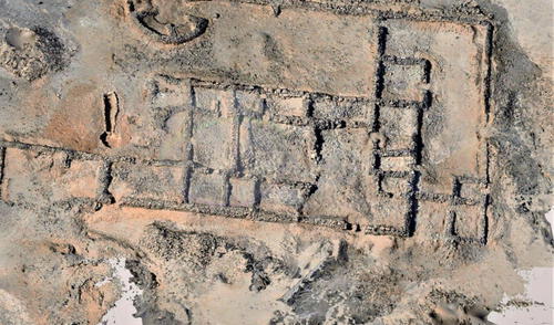 Vista aérea del antiguo campamento de minería de oro encontrado en Egipto. Foto: Ministerio de Turismo y Antigüedades de Egipto Vista aérea del antiguo campamento de minería de oro encontrado en Egipto.