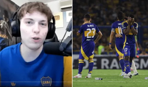Davoo Xeneize lanzó fuertes críticas sobre el pobre desempeño de Boca Juniors en la Copa Libertadores. Foto: composición LR/YouTube/Canal 26