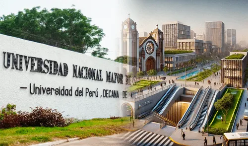 MTC atendió los 11 pedidos hechos por la UNMSM. Foto: San Marcos Estación San Marcos de la Línea 2 del Metro de Lima