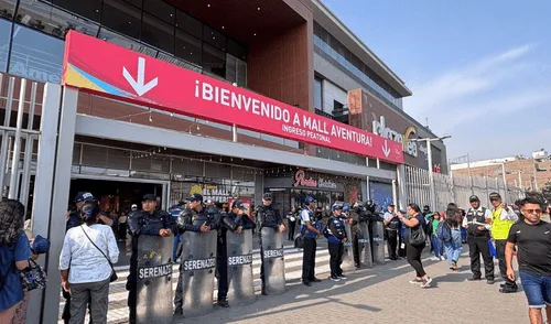 Cierre Mall Aventura SJL