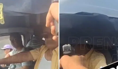 Disparan a chofer de combi con pasajeros a bordo