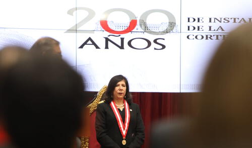 Janet Tello Gilardi, presidenta del Poder Judicial, enfrenta un proceso de destitución Janet Tello Gilardi, presidenta del Poder Judicial, enfrenta un proceso de destitución