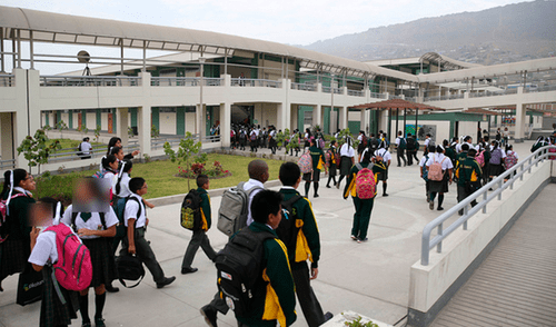 Escolares están a dos semanas de un nuevo inicio escolar. Foto: Gobierno del Perú Escolares están a dos semanas de un nuevo inicio escolar.