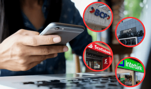 Las entidades bancarias ofrecen diversos servicios financieros para facilitar las transacciones de sus clientes. Foto: Composición LR/Andina