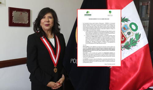Asociaciones jurídicas respaldaron el derecho al debido proceso de Janet Tello, presidenta del PJ | Composición: LR. Asociaciones jurídicas respaldaron el derecho al debido proceso de Janet Tello, presidenta del PJ