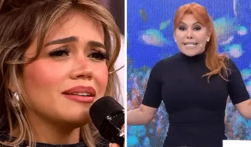 Las declaraciones de Magaly Medina sobre Mayra Goñi han generado polémica en redes. Foto: Composición LR/América/ATV Las declaraciones de Magaly Medina sobre Mayra Goñi han generado polémica en redes.