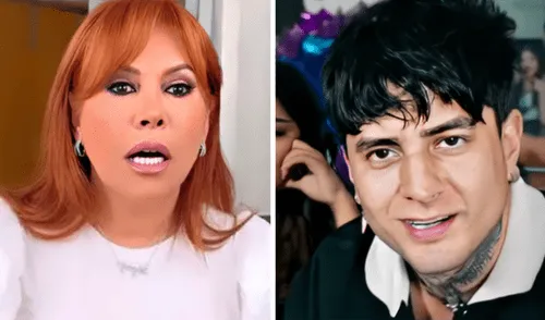 Diealis le declaró su amor a Magaly Medina. Foto: Composición LR/Instagram/Kick Diealis le declaró su amor a Magaly Medina