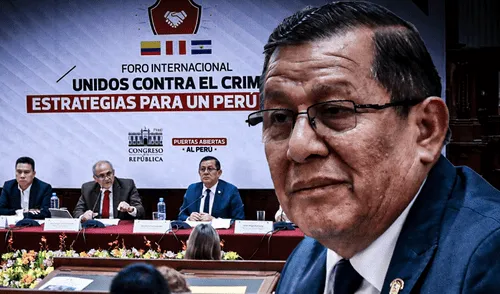 Eduardo Salhuana encabezó el foro internacional.