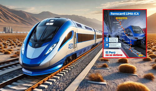 Ferrocarril Lima-Ica: el tren de 200 km/h que parará en Cañete y Chincha iniciaría expediente en 2027, según MTC