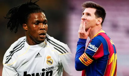 Royston Drenthe dejó las filas del Real Madrid a raíz de la llegada de Fábio Coentrão. Foto: composición LR Royston Drenthe - Lionel Messi
