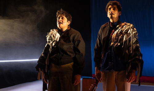 David y Marisel Méndez presentaron la obra en Bruselas. David y Marisel Méndez presentaron la obra en Bruselas.