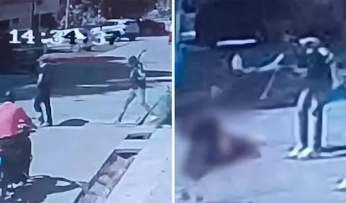 La esposa del profesor demanda la pena más severa para el agresor. Foto: composición LR/América TV Profesor termina en UCI tras ser golpeado con una piedra en Huánuco: cámaras captaron el brutal ataque