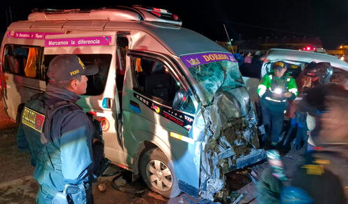 Entre los 21 heridos se encuentran varios menores de edad. Foto: Cinthia Alvarez/La República Madre y su hija de 8 años mueren tras cuádruple choque en Juliaca: trágico accidente deja 21 heridos