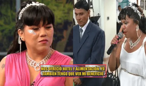 La 'Novia de Bagua' ha sorprendido al revelar las tarifas de sus presentaciones. Foto: Composición LR/ATV/TikTok/América La 'Novia de Bagua' ha sorprendido al revelar las tarifas de sus presentaciones.