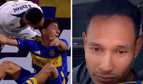 Renzo Garcés habló sobre el cruce con Miguel Merentiel en el Alianza Lima vs Boca Juniors