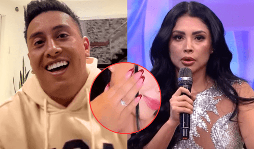 Christian Cueva habló sobre el polémico anillo que Pamela Franco ha lucido en redes. Foto: Composición LR/YouTube/América Christian Cueva habló sobre el polémico anillo que Pamela Franco ha lucido en redes