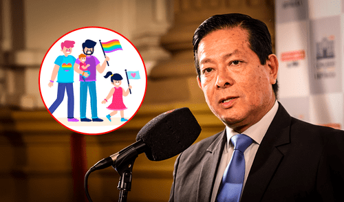 Eduardo Arana Ysa contra la adopción por familias homoparentales. Foto: composición LR Ministro de justicia eduardo arana ysa