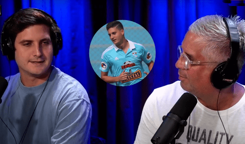 Santiago Rebagliati pasó por varios clubes del fútbol peruano. Foto: composición LR/captura de 'Los R3ba' Santiago Rebagliati anunció que dejó el fútbol con tan solo 28 años